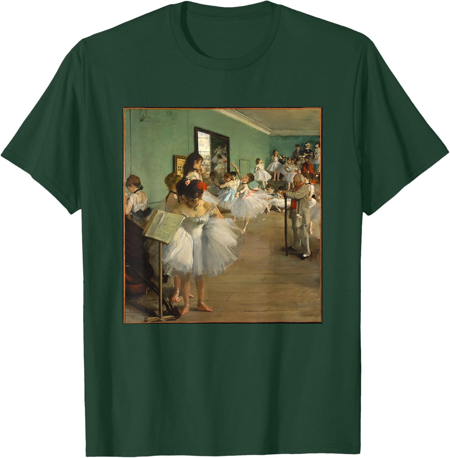 Edgar Degas The Dance Class Ballet Impressionism Art T-Shirt - T-Shirt | Forest