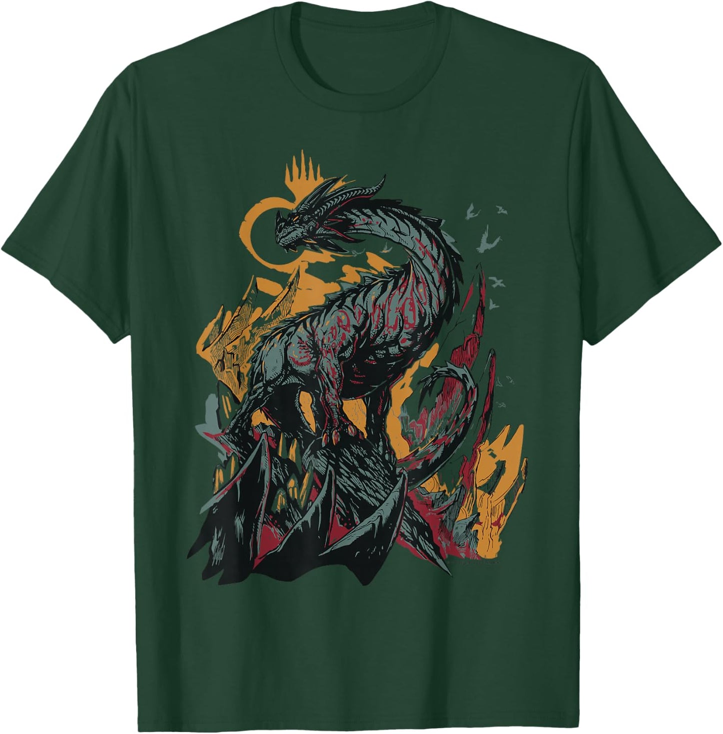 Magic: The Gathering Cloudpiercer T-Shirt - T-Shirt | Forest