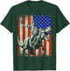Dino Statue of liberty riding dinosaur T-Shirt - T-Shirt | Forest