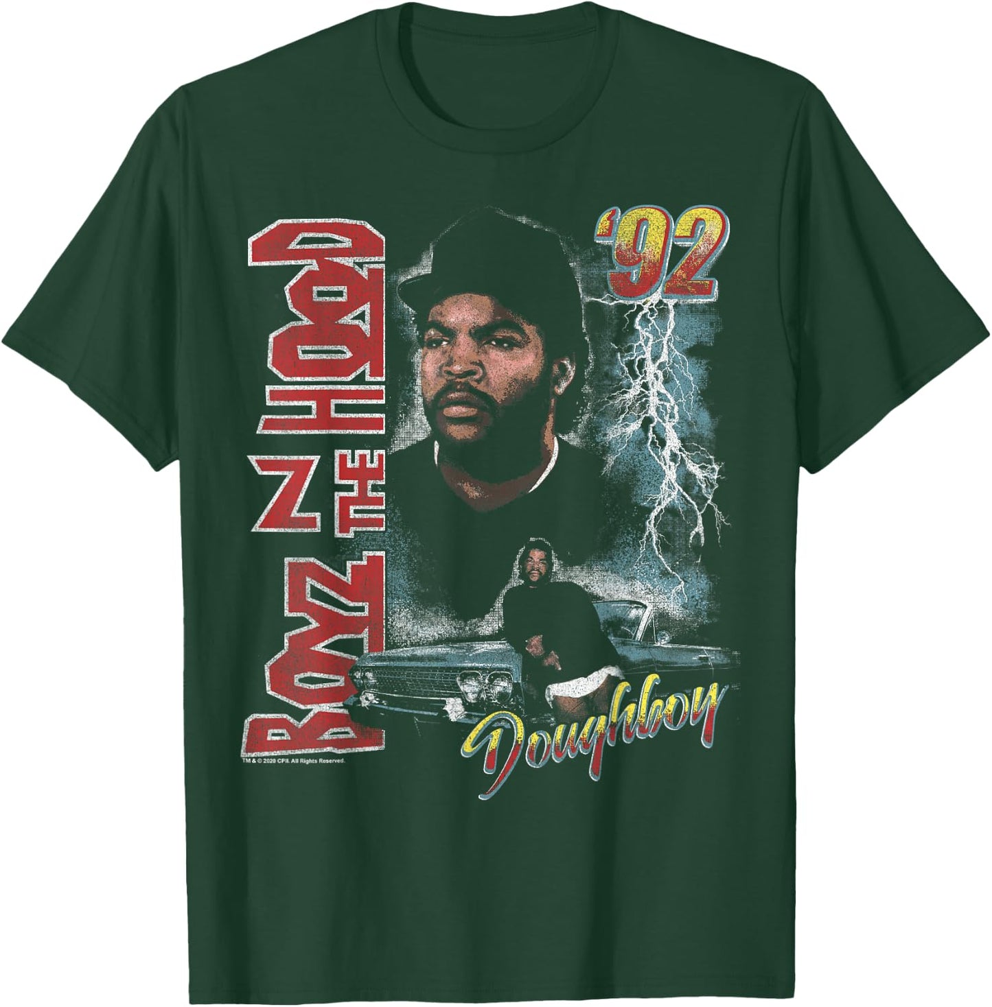 Boyz in The Hood Doughboy Poster Short Sleeve T-Shirt - T-Shirt | Forest