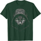 Cat Drawing Illustration Face Animal Art Graphic Cat T-Shirt - T-Shirt | Forest