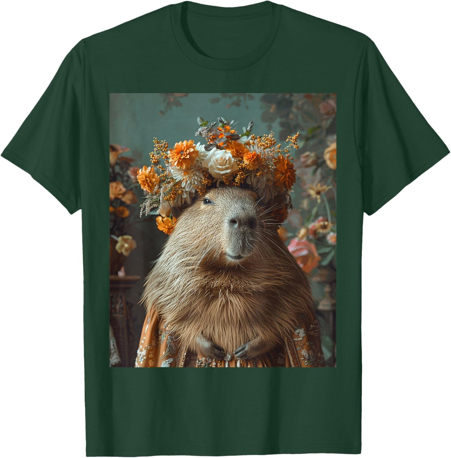 Funny Graphic Capybara T-Shirt - T-Shirt | Forest