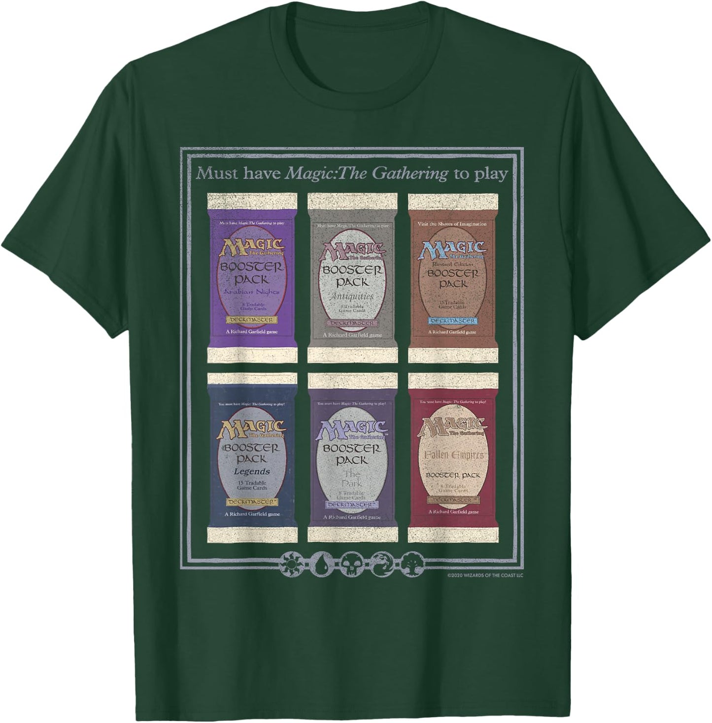 Magic: The Gathering Card Packs T-Shirt - T-Shirt | Forest