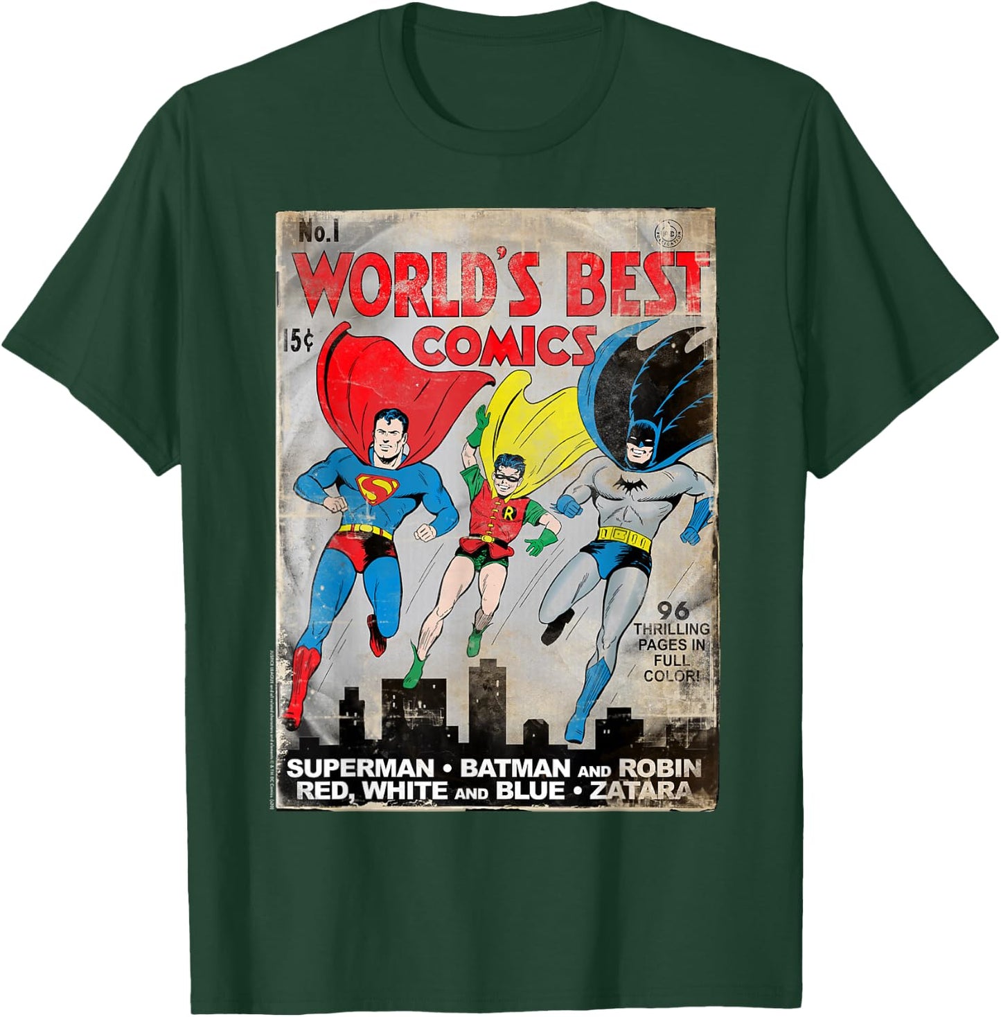 DC Comics Worlds Best Comics #1 Cover T-Shirt - T-Shirt | Forest