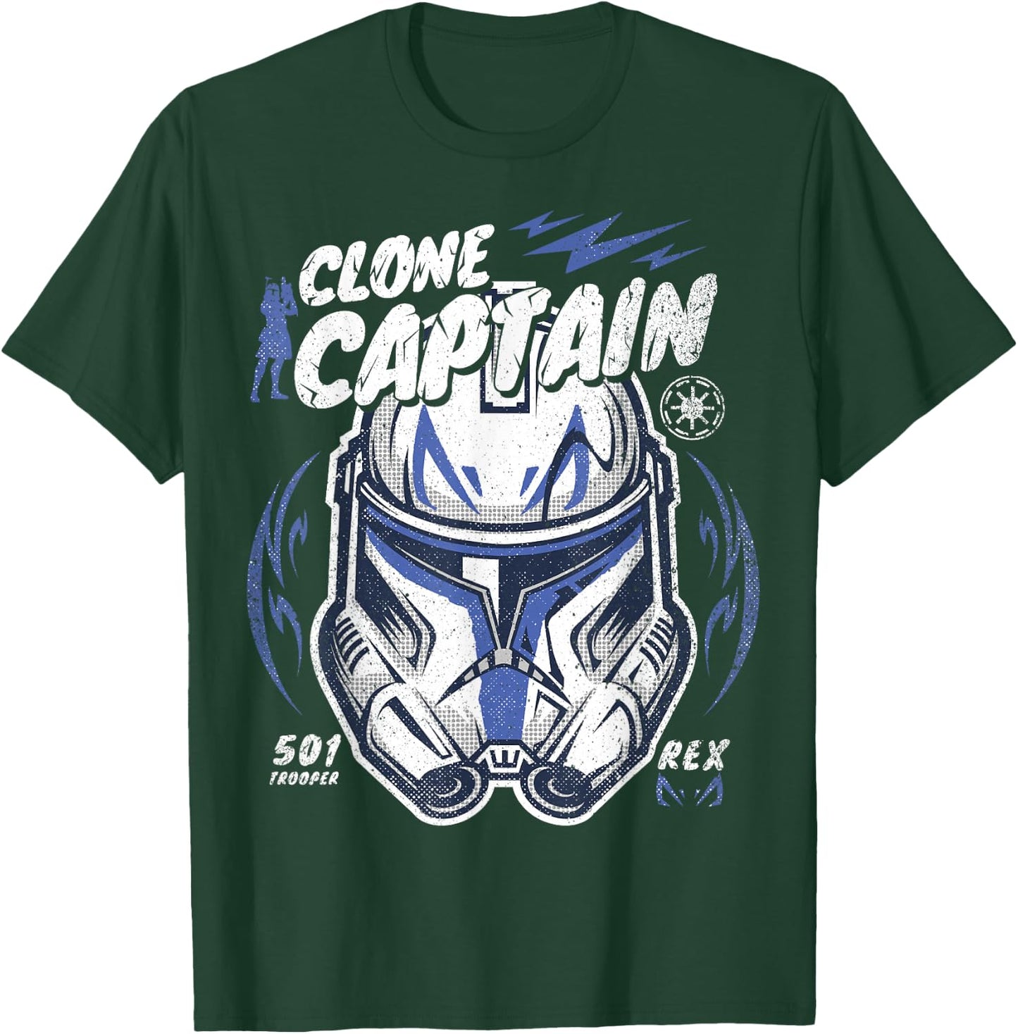 Star Wars Clone Wars Clone Captain Rex T-Shirt - T-Shirt | Forest