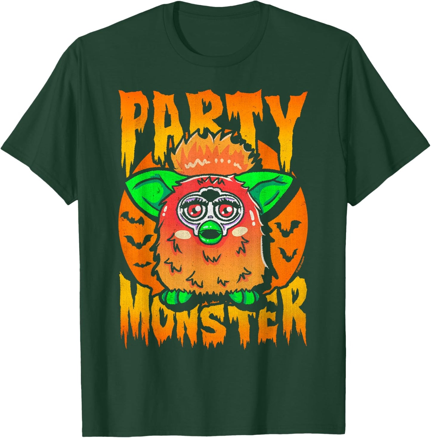 Furby Halloween Party Monster Vintage Scary Cute Poster T-Shirt - T-Shirt | Forest