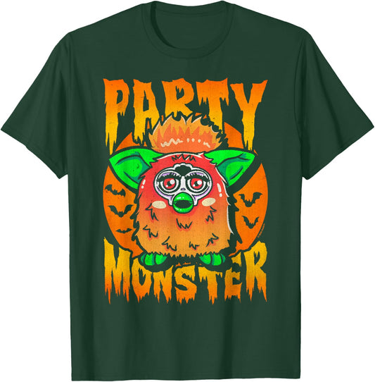 Furby Halloween Party Monster Vintage Scary Cute Poster T-Shirt - T-Shirt | Forest