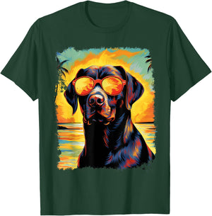 Labrador Retriever Hawaiian T-Shirt - T-Shirt | Forest