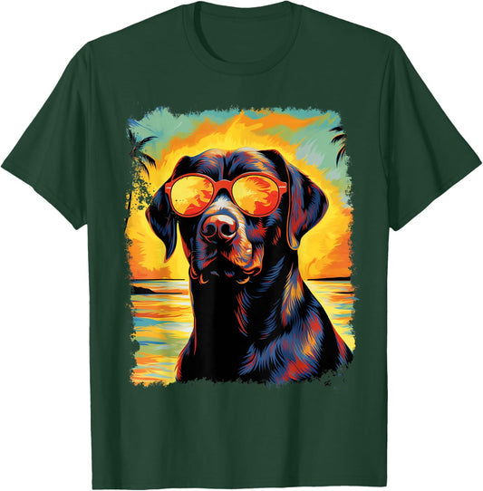 Labrador Retriever Hawaiian T-Shirt - T-Shirt | Forest