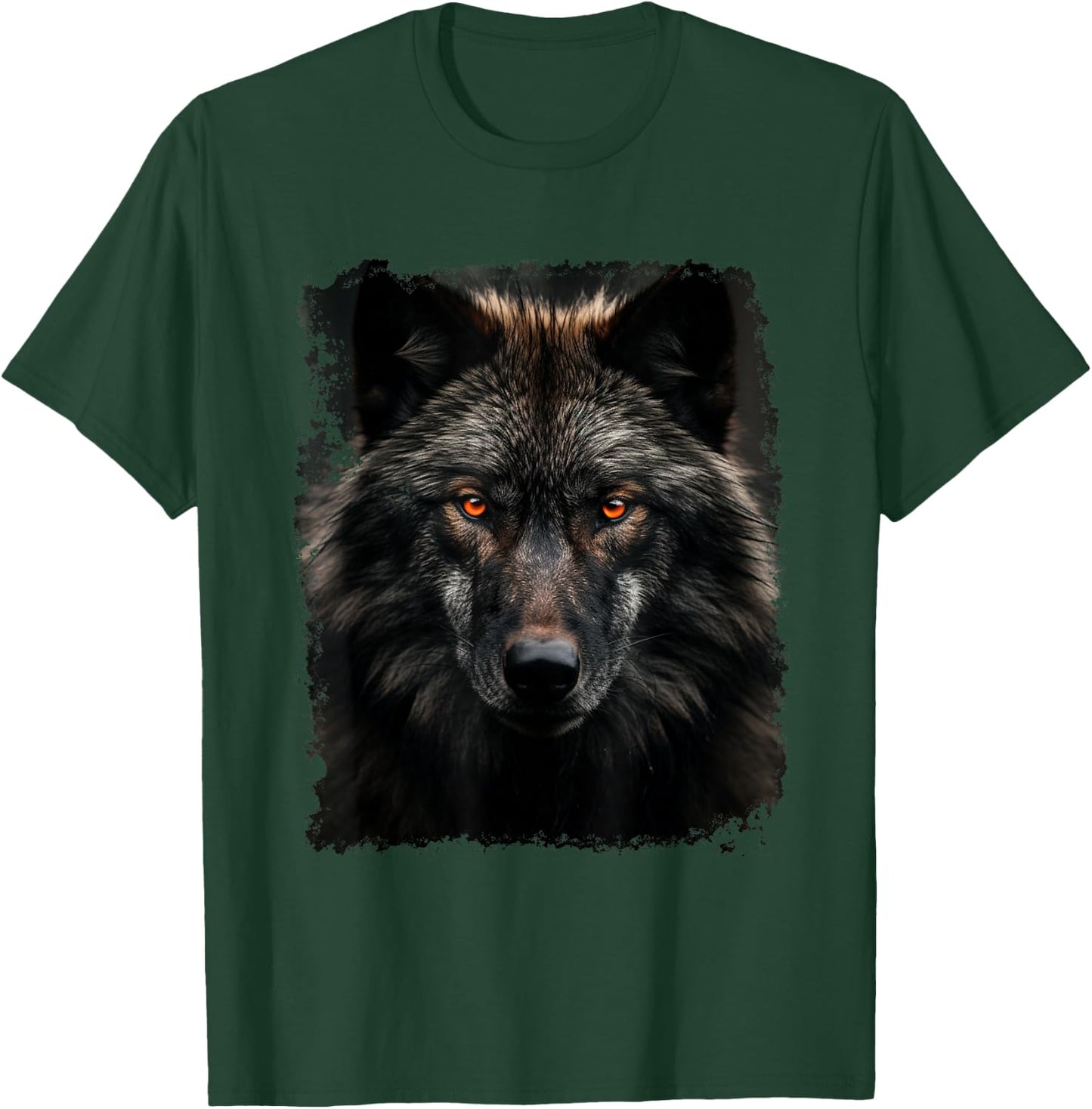 Noah&Friends Black Wolf T-Shirt - T-Shirt | Forest