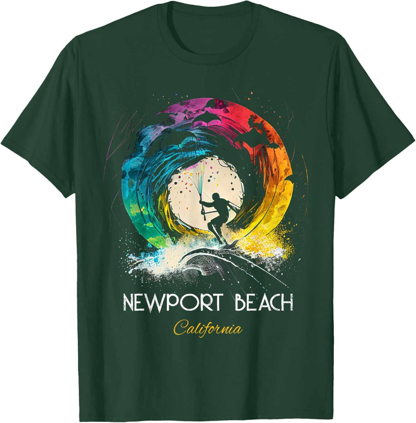 Newport Beach California T-Shirt - T-Shirt | Forest