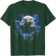 Bald eagle Bird Nature Usa Lightning T-Shirt - T-Shirt | Forest