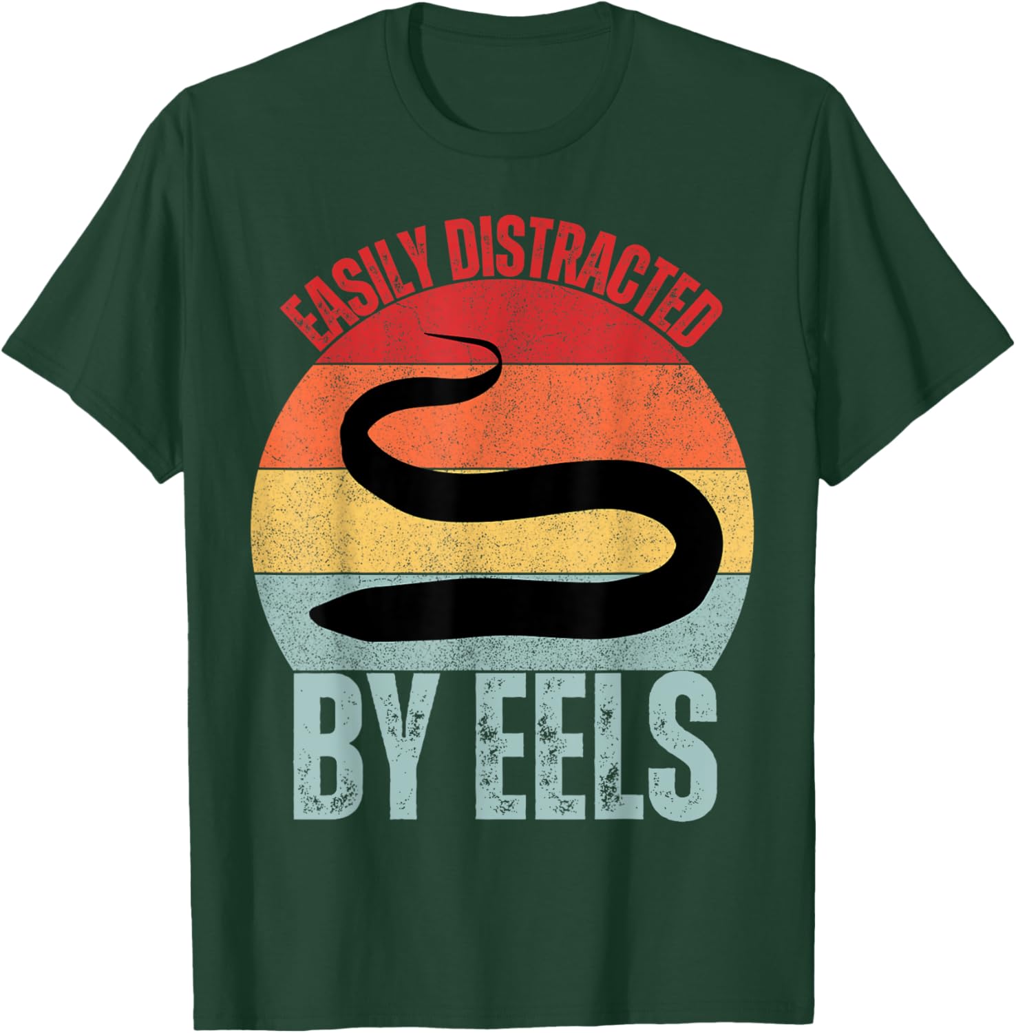 Eel Lover Easily Distracted By Eels T-Shirt - T-Shirt | Forest