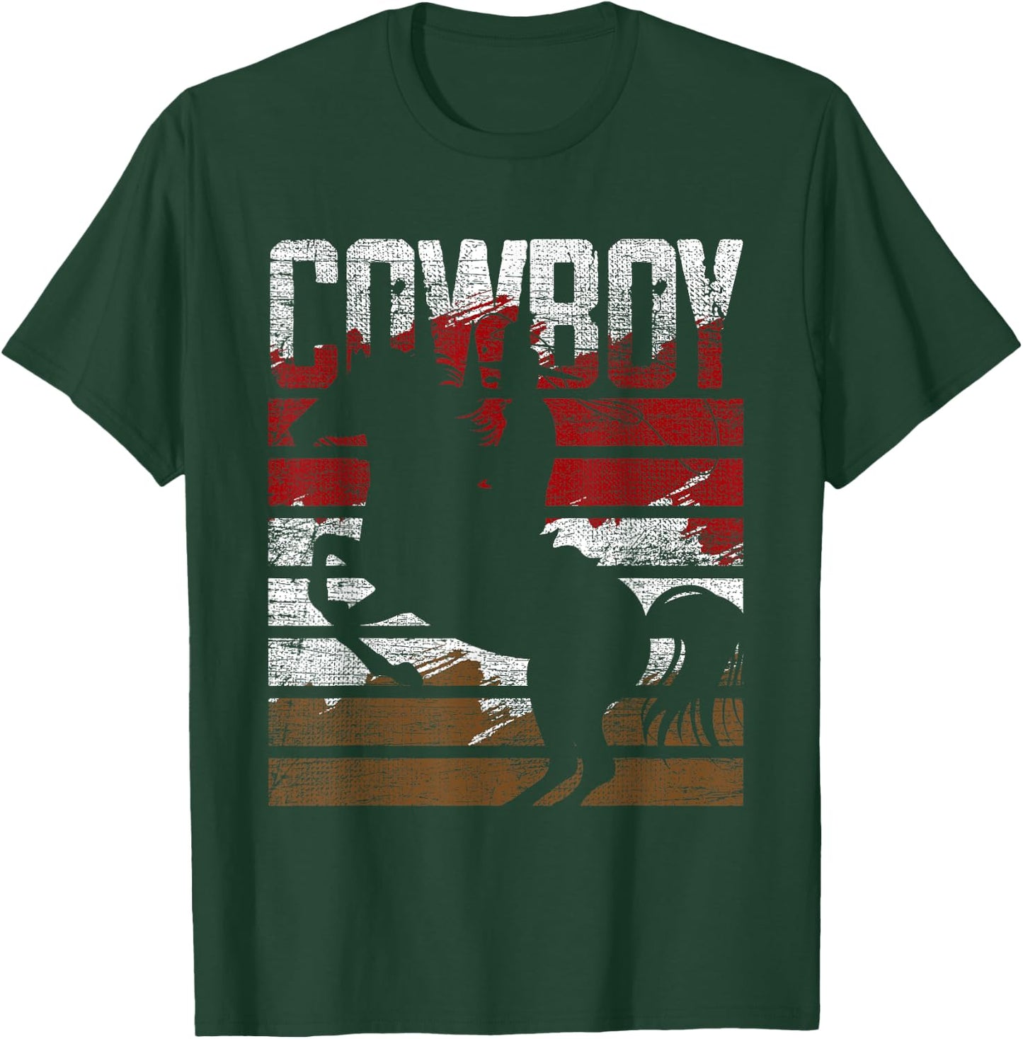 Retro Cowboy T-Shirt - T-Shirt | Forest