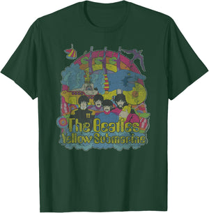 The Beatles - Yellow Submarine Bursting Beatles T-Shirt - T-Shirt | Forest