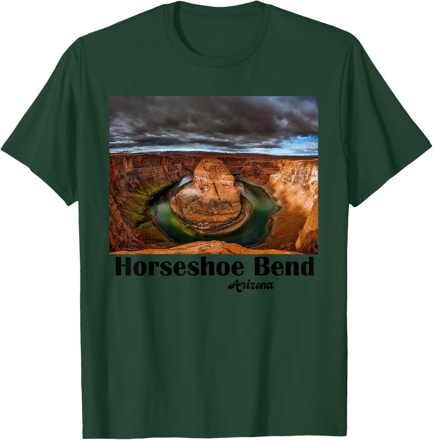 Historic Horseshoe Bend Souvenir Page Arizona Lake Powell T-Shirt - T-Shirt | Forest