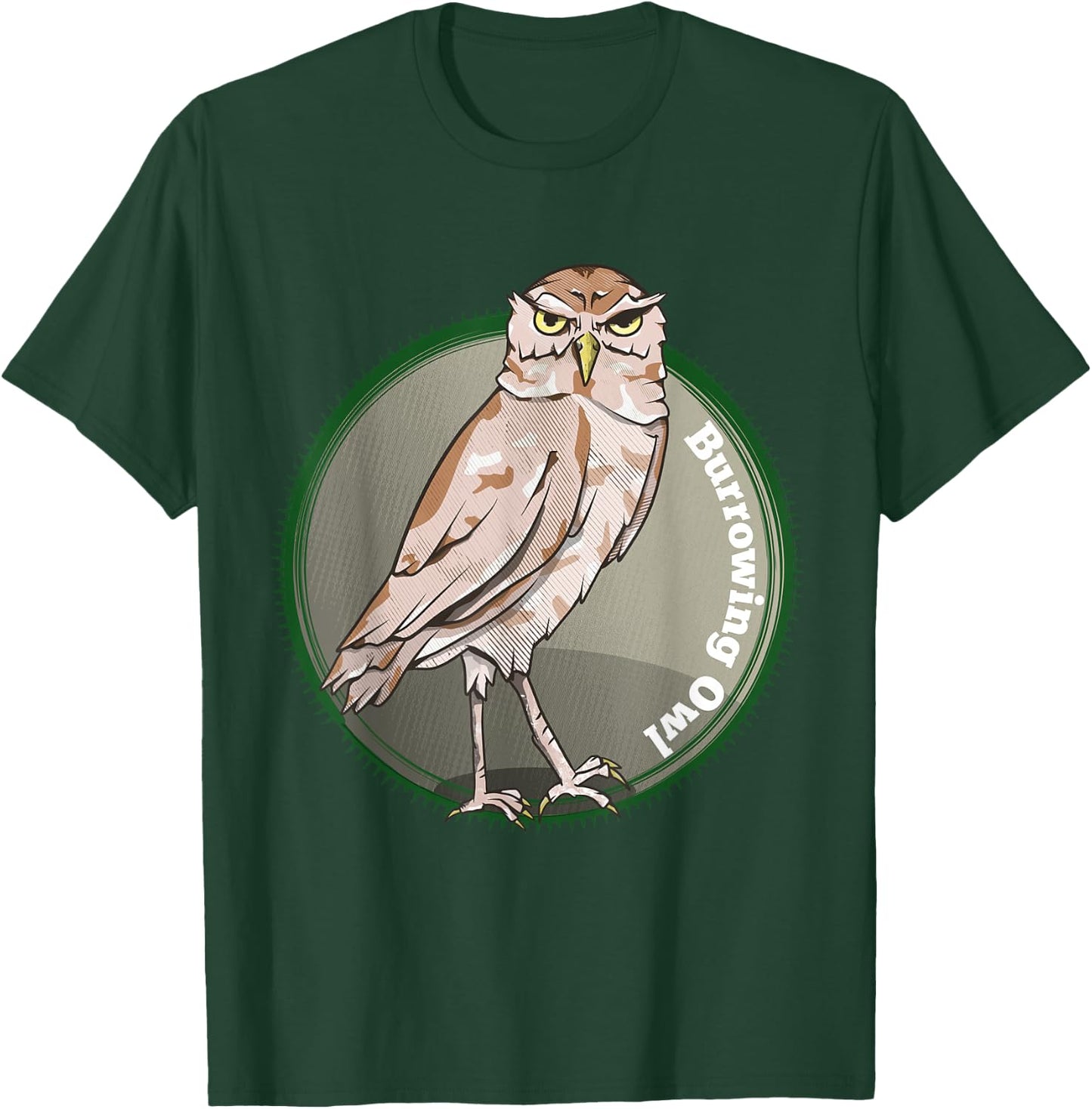 Burrowing Owl T-Shirt - T-Shirt | Forest