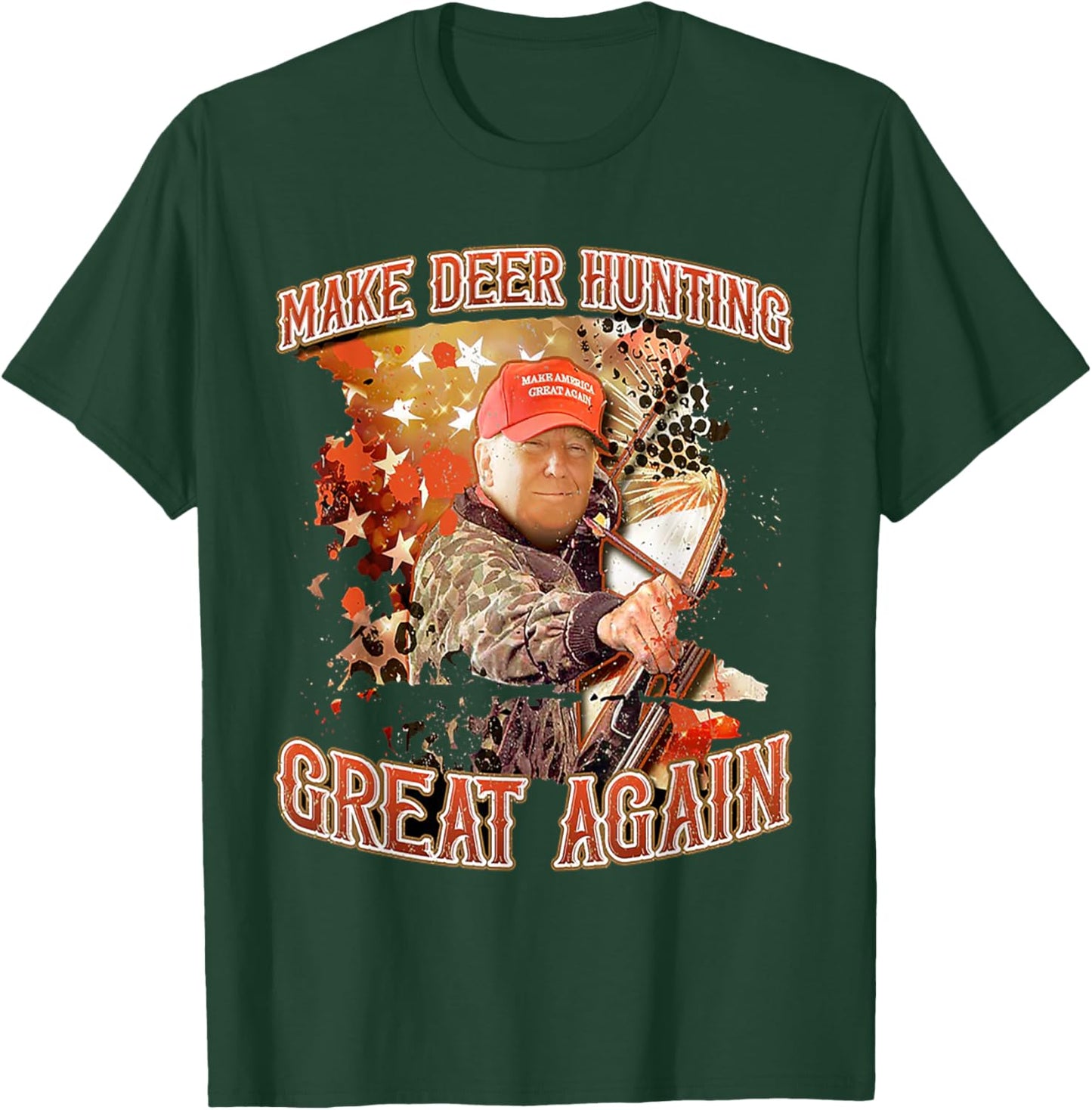 Make Deer Hunting Great Again Trump T-Shirt - T-Shirt | Forest