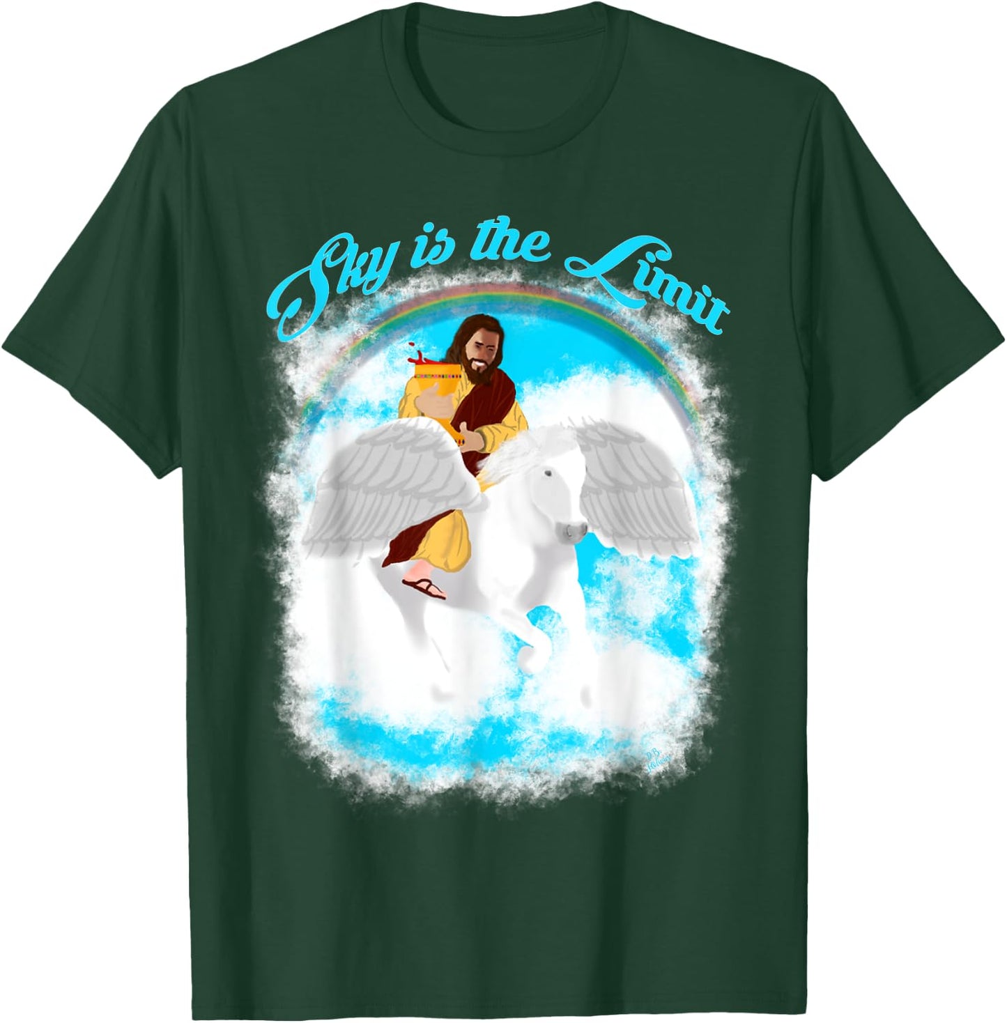 Jesus outfit sky is the limit funny men T-Shirt - T-Shirt | Forest