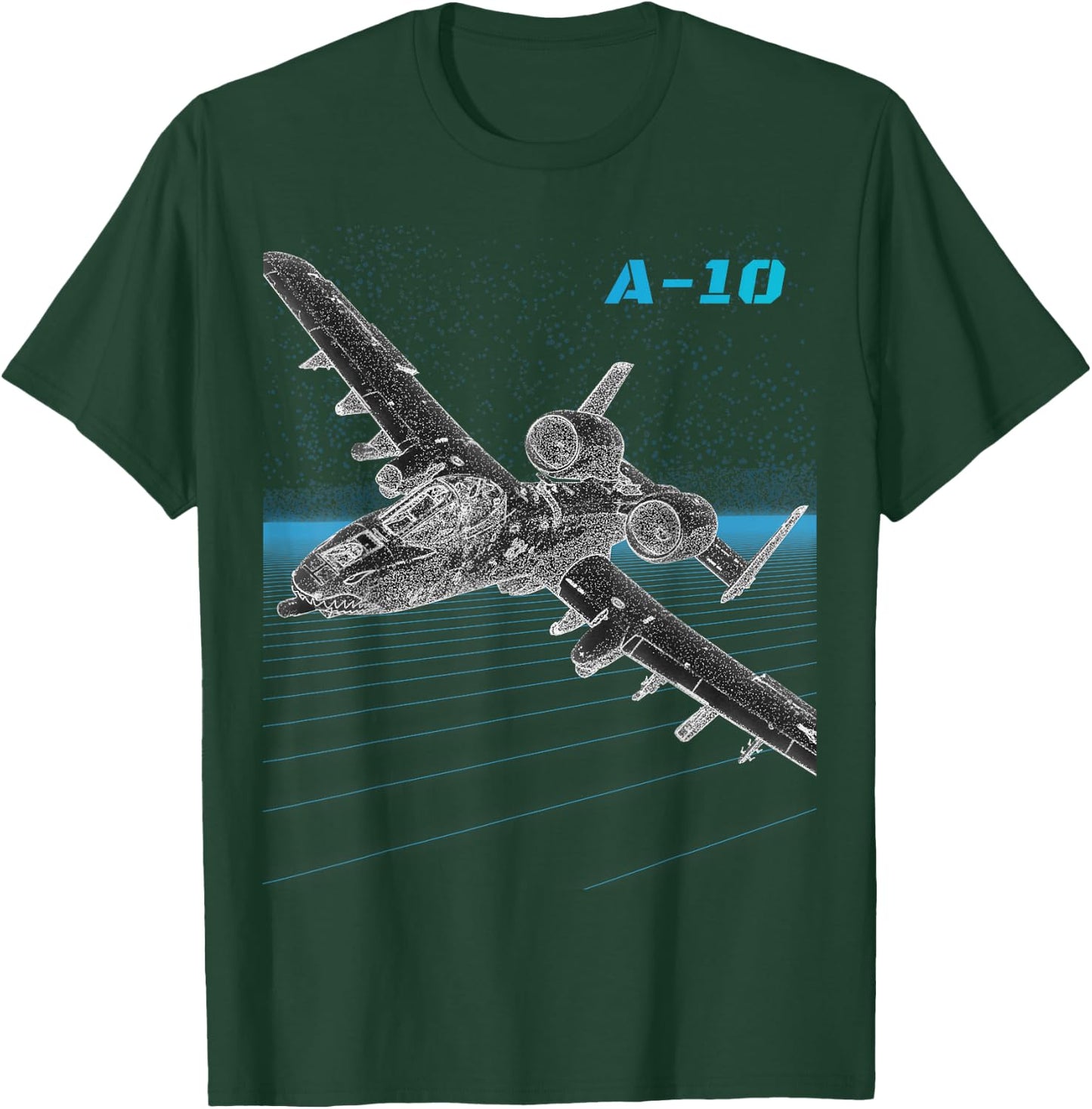 A-10 Thunderbolt II (Warthog) T-Shirt - T-Shirt | Forest
