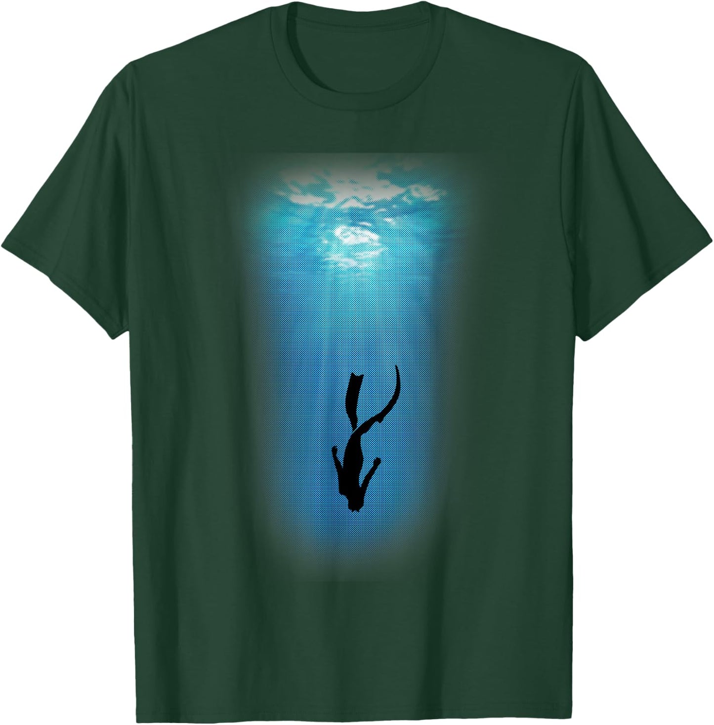 Freediving Apnea Freediver Free Dive Gift Women T-Shirt - T-Shirt | Forest