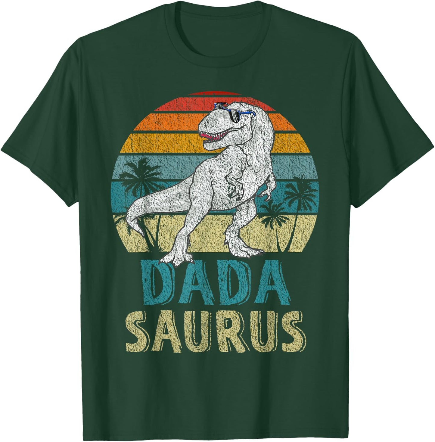 Dadasaurus T Rex Dinosaur Dada Saurus Family Matching T-Shirt - T-Shirt | Forest