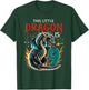 Turning 9 Year Old Birthday Boy Dragon 9th Bday Girl T-Shirt - T-Shirt | Forest
