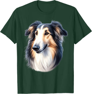 Borzoi Dog T-Shirt - T-Shirt | Forest