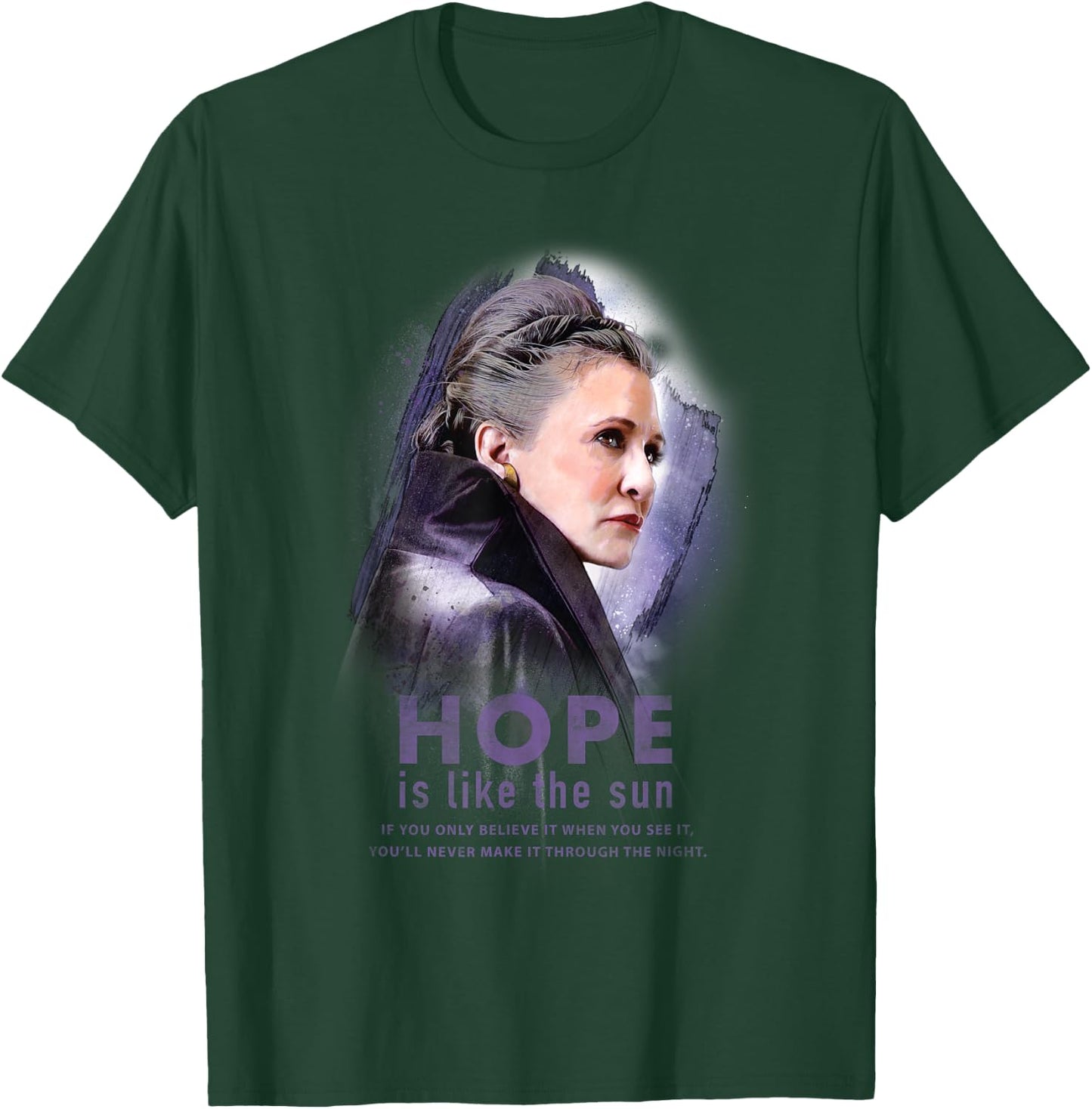 Star Wars General Leia Organa Hope Is Like the Sun T-Shirt - T-Shirt | Forest