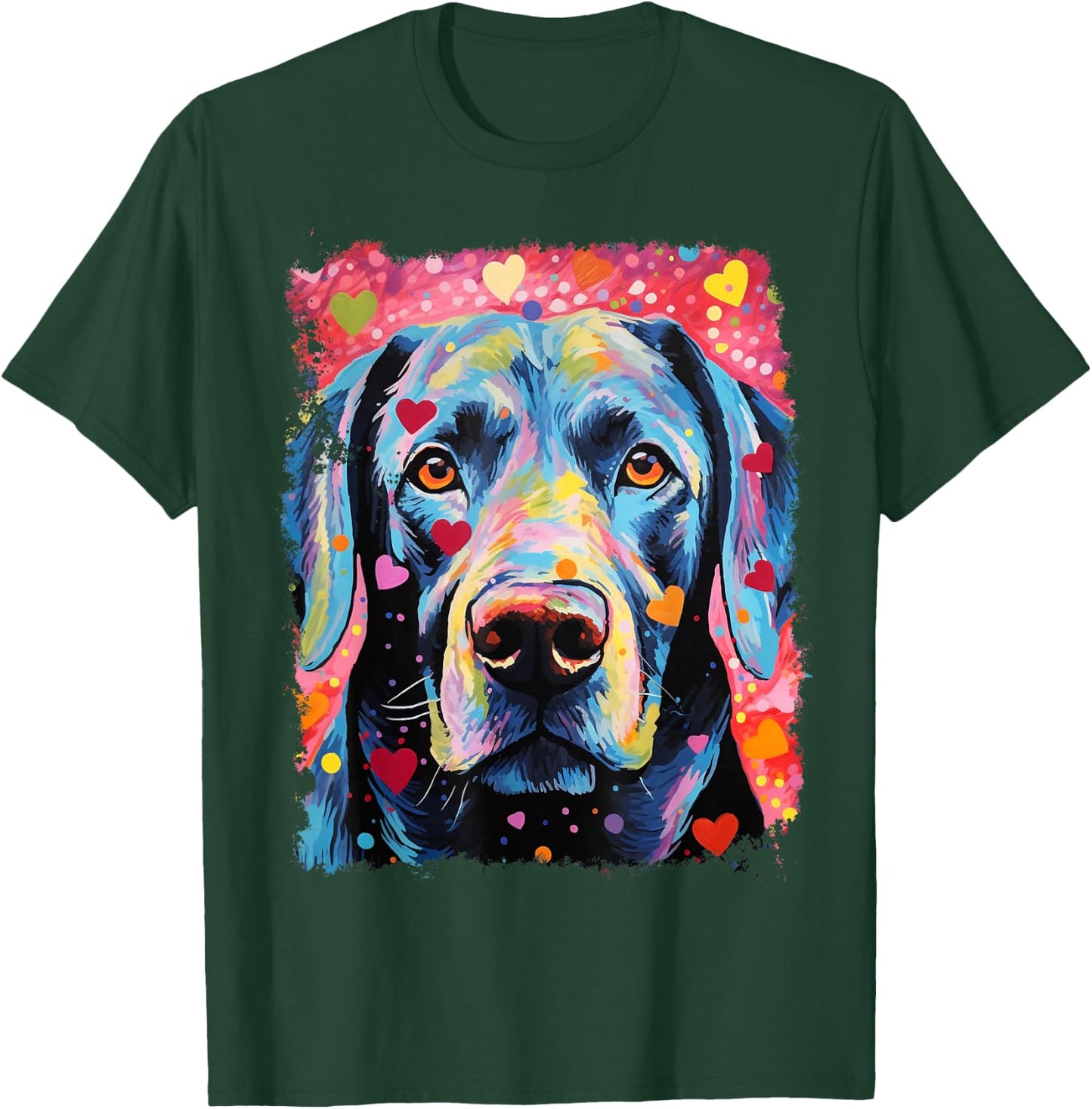 Labrador Retriever Valentine's Day T-Shirt - T-Shirt | Forest