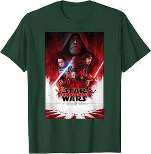 Star Wars The Last Jedi Movie Poster T-Shirt - T-Shirt | Forest