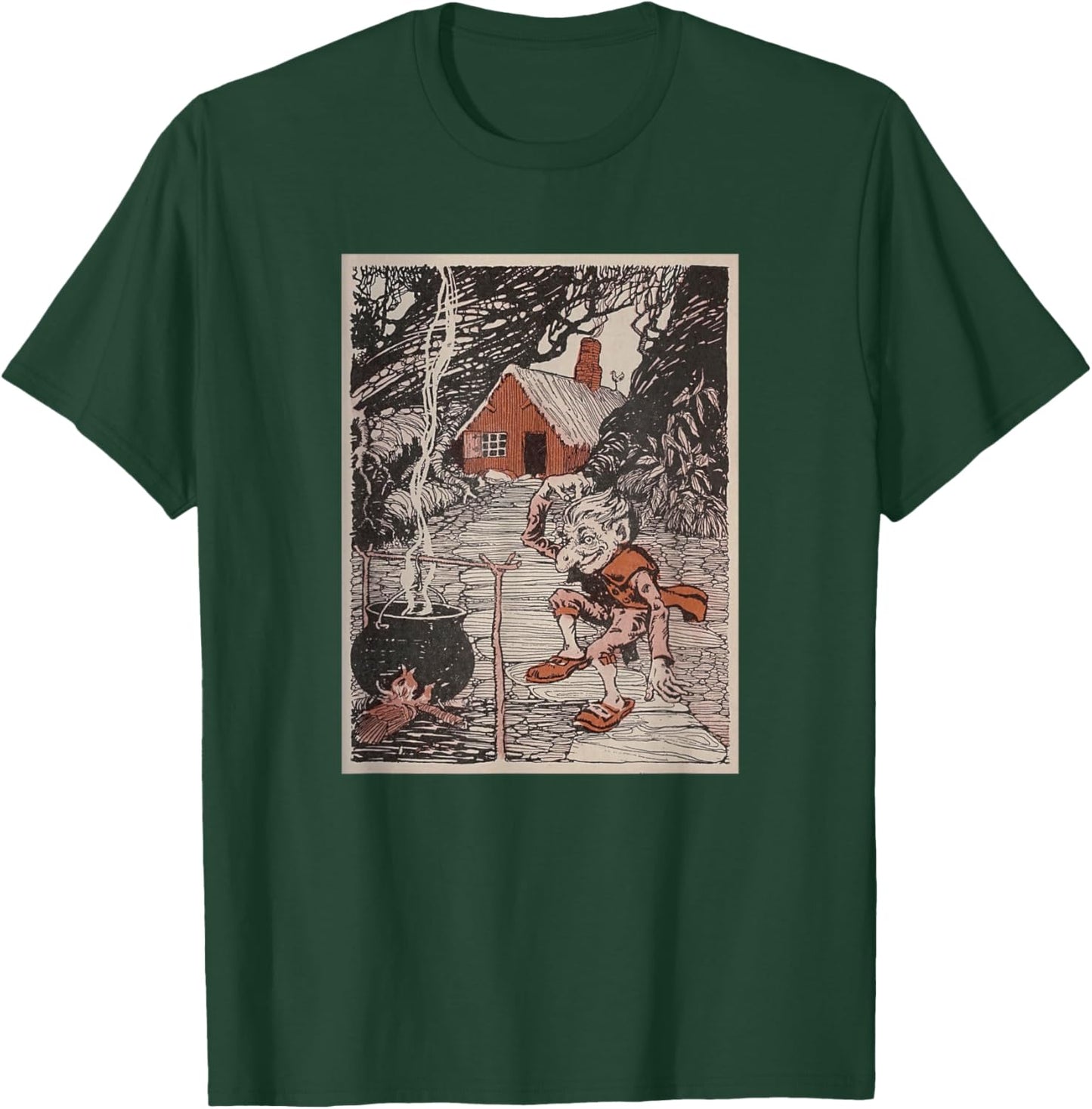 Rumpelstiltskin Singing and Dancing Around The Campfire T-Shirt - T-Shirt | Forest