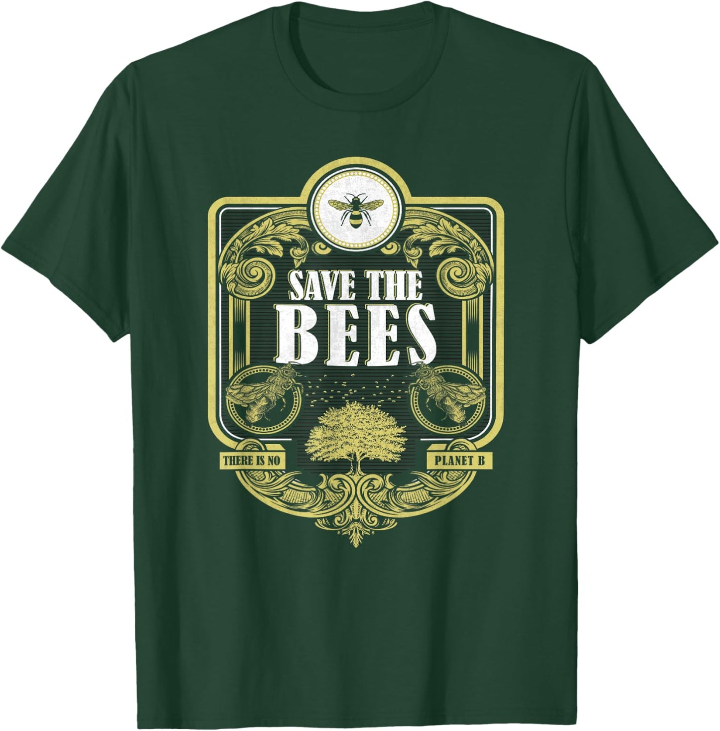 Save the Bees Honeybee Lovers and Beekeepers T-Shirt - T-Shirt | Forest