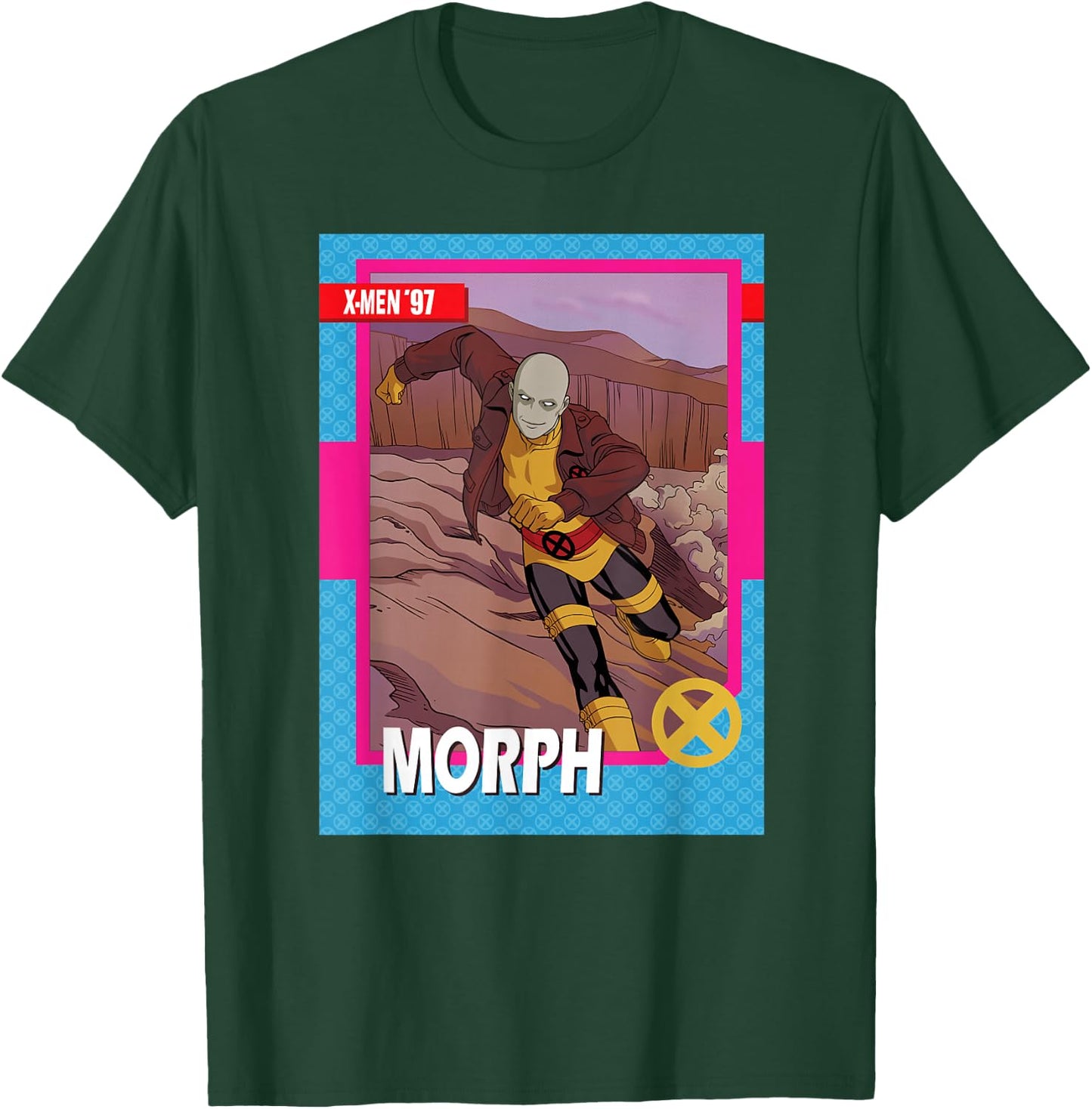 Marvel Studios X-Men '97 Morph Retro Trading Card T-Shirt - T-Shirt | Forest