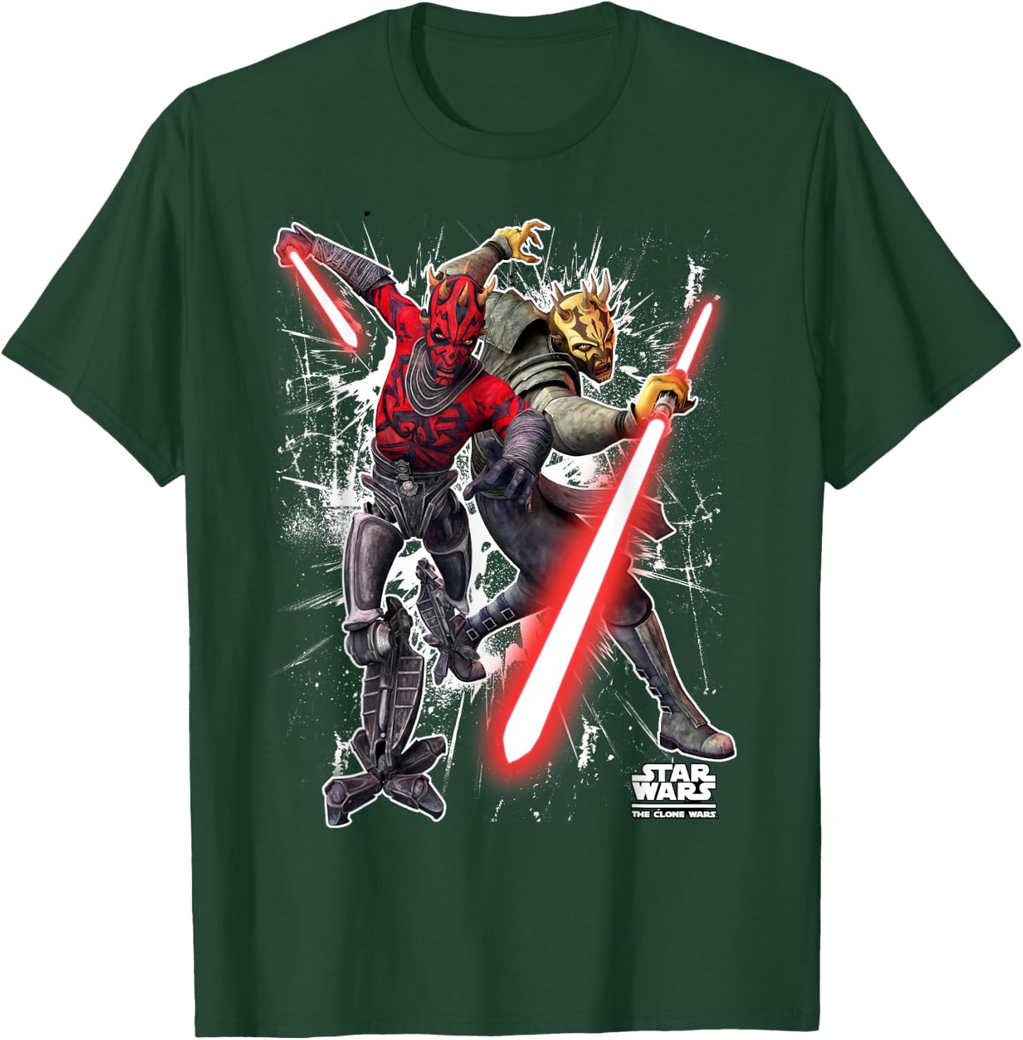 Star Wars: The Clone Wars Darth Maul & Savage Opress T-Shirt - T-Shirt | Forest