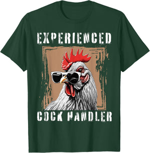 Experienced Cock Handler Funny Rooster Lover T-Shirt - T-Shirt | Forest