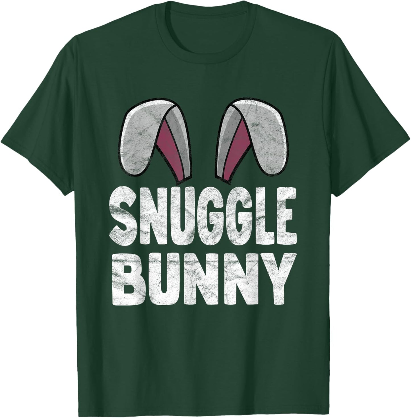 Snuggle Bunny Easter Bunny Ears for Easter Day T-Shirt - T-Shirt | Forest
