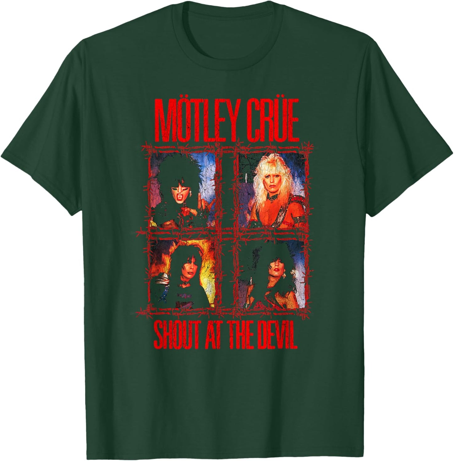 Mötley Crüe - Shout at The Devil - Wire T-Shirt - T-Shirt | Forest