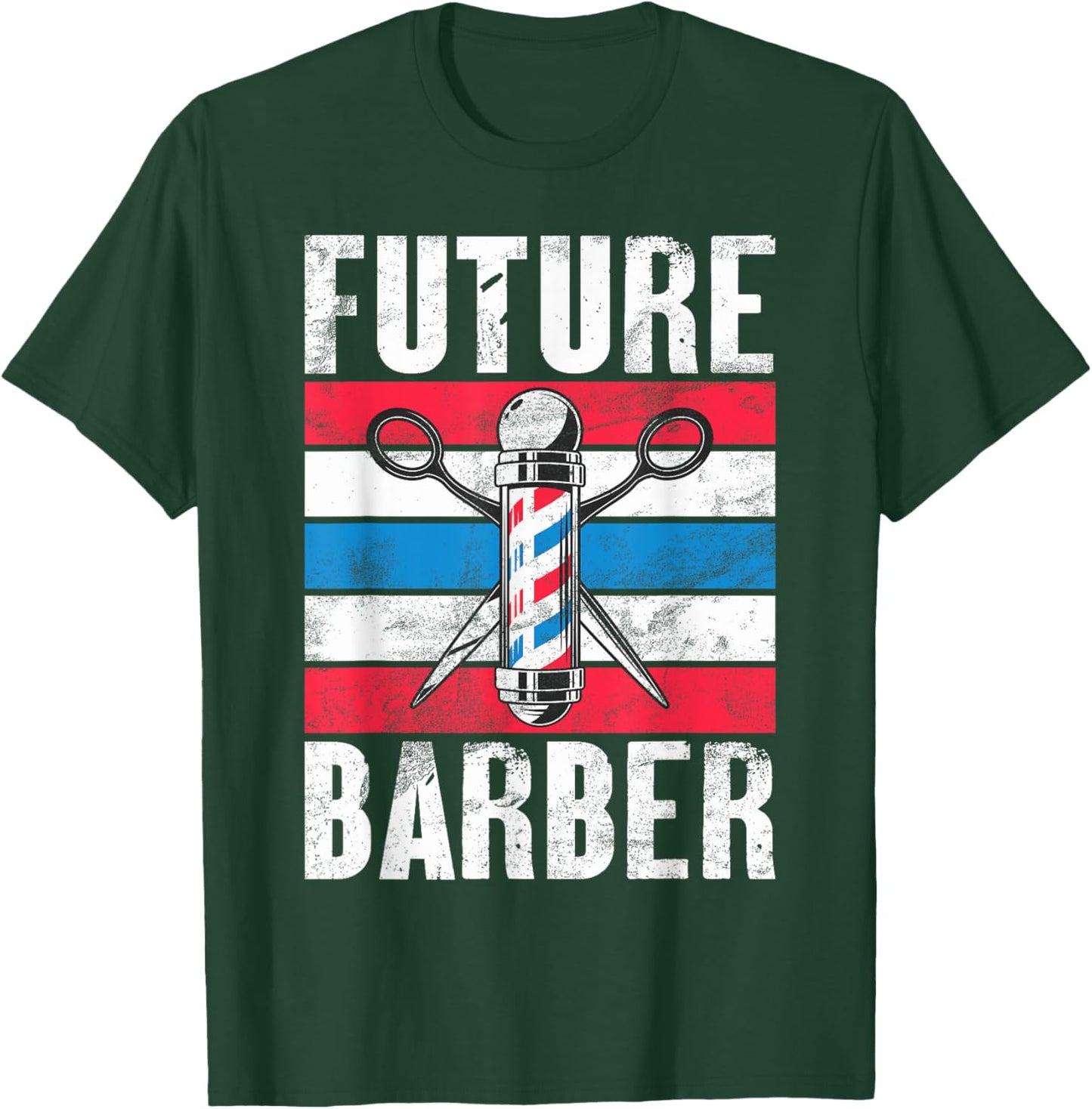 Future Barber T-Shirt - T-Shirt | Forest