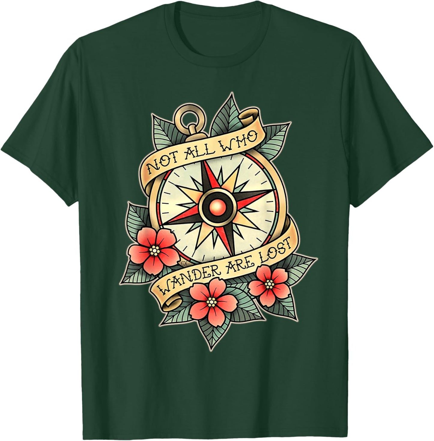 Not All Who Wander are Lost T-Shirt - T-Shirt | Forest