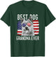 American Flag Best Dog Grandma Ever Norwich Terriers USA T-Shirt - T-Shirt | Forest