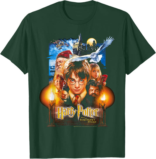 Harry Potter And The Sorcerer's Stone Poster T-Shirt - T-Shirt | Forest