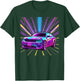 Cool Purple Muscle Car Exotic Race Sports Racing Graphic T-Shirt - T-Shirt | Forest