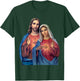 Hearts of Jesus and Mary very close together (Twin Hearts) T-Shirt - T-Shirt | Forest