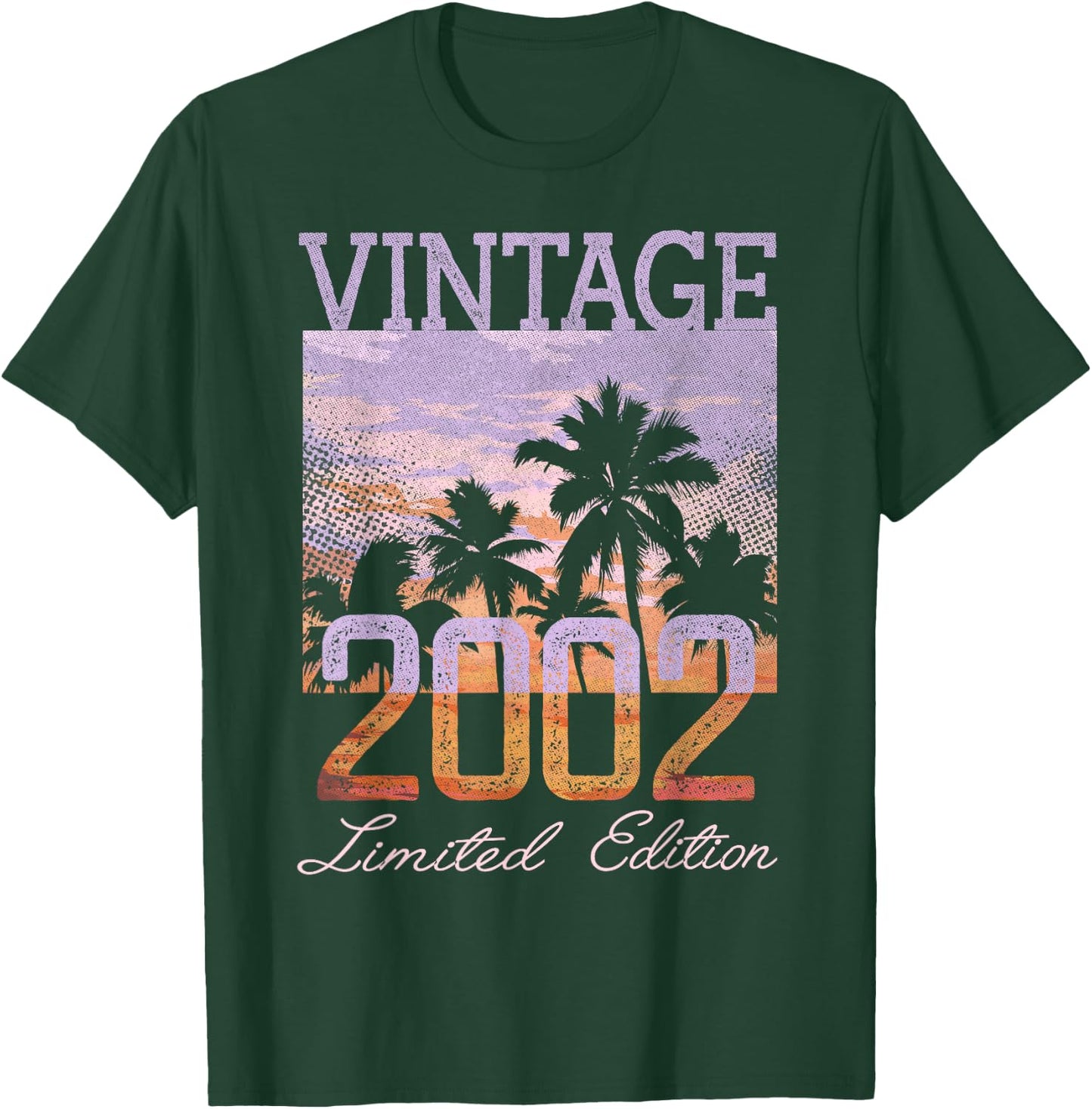 Vintage 2002 Limited Edition 23rd Birthday 23 Year Old Gifts T-Shirt - T-Shirt | Forest