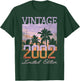 Vintage 2002 Limited Edition 23rd Birthday 23 Year Old Gifts T-Shirt - T-Shirt | Forest