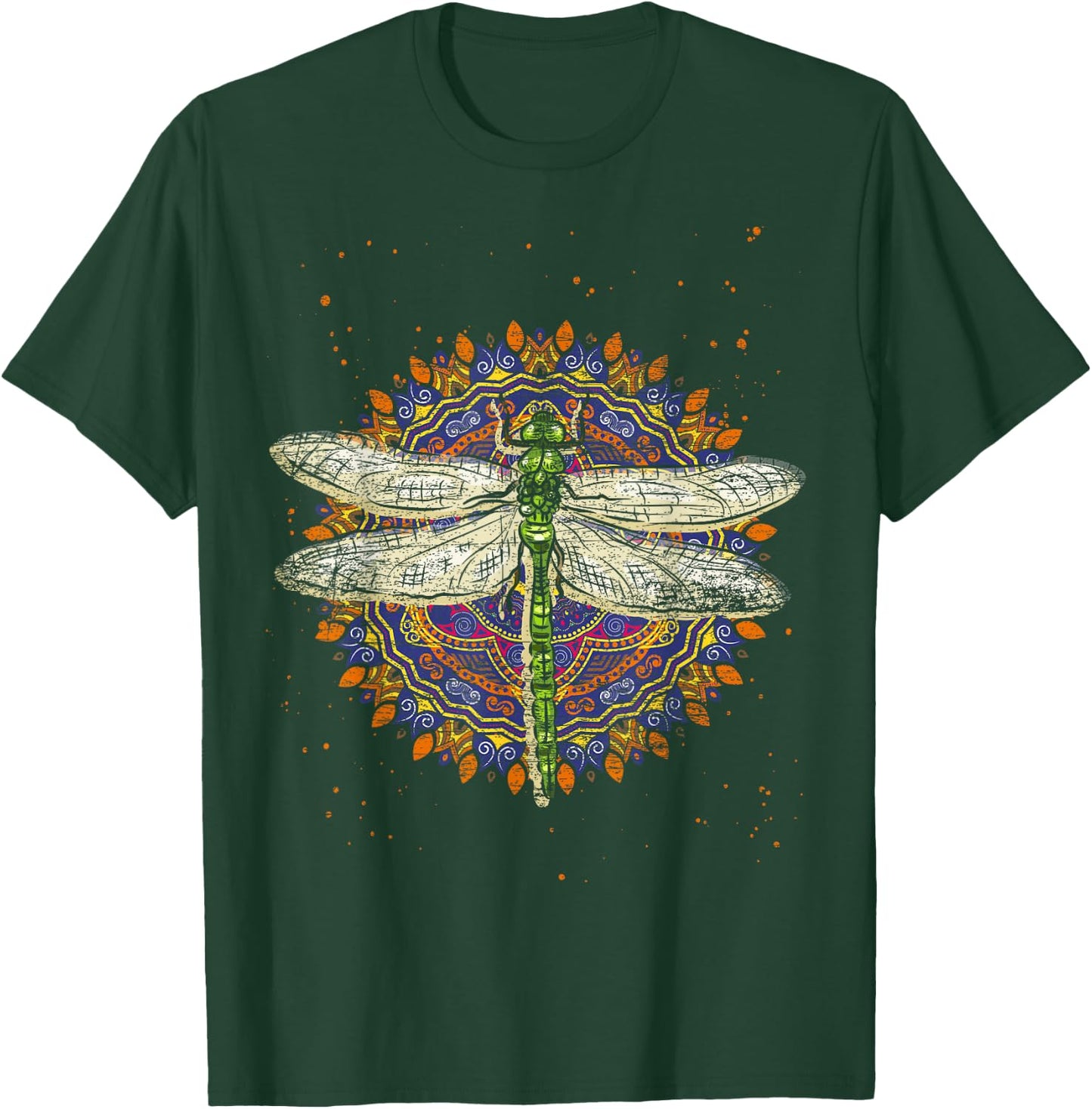 Retro Dragonfly T-Shirt - T-Shirt | Forest