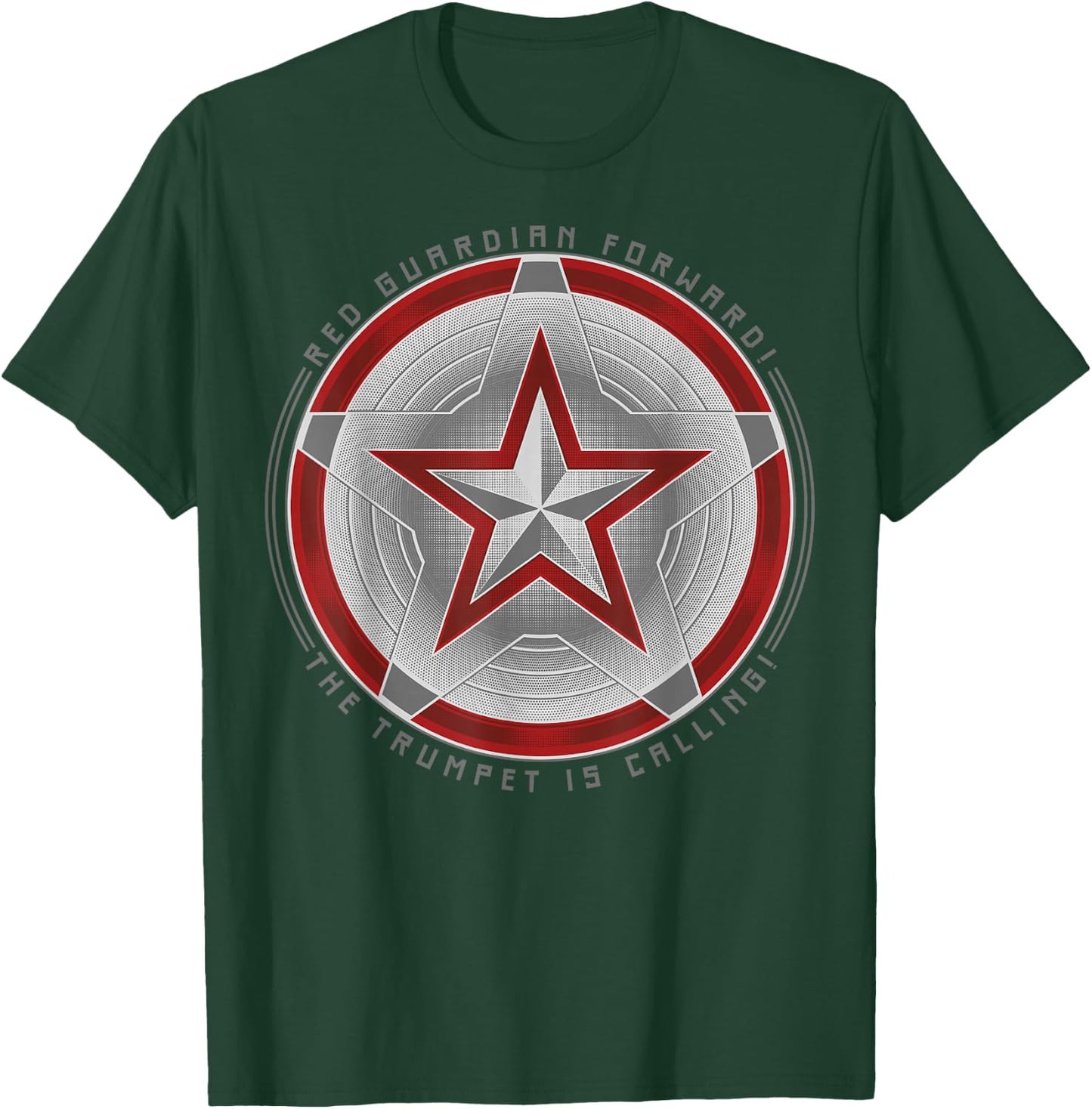 Marvel Black Widow Red Guardian Forward Shield T-Shirt - T-Shirt | Forest