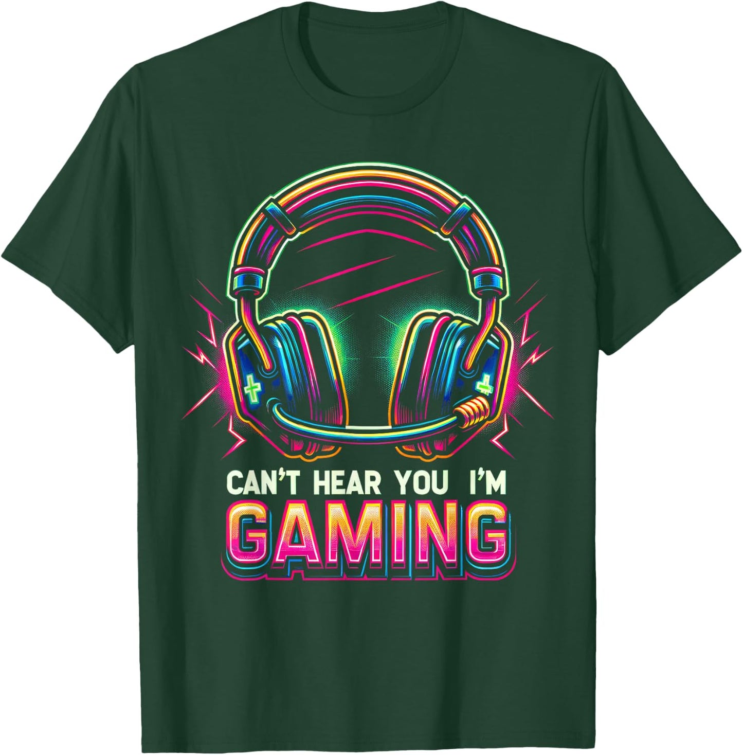 Funny Gamer Shirt for Boys Teens Men Video Gaming Graphic T-Shirt - T-Shirt | Forest