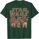 Star Wars Ewok Group Shot Logo T-Shirt - T-Shirt | Forest